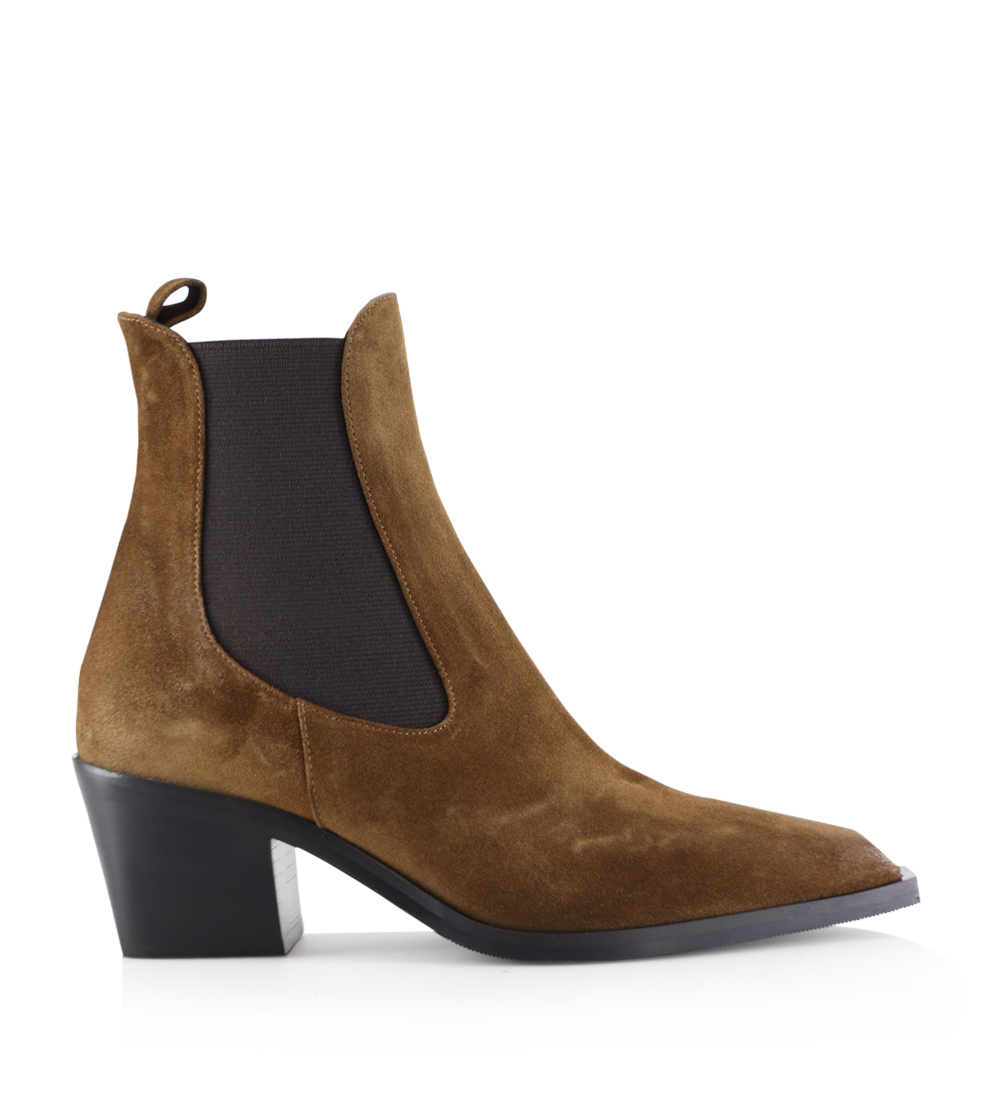 Luna 50 støvler, brun ruskind