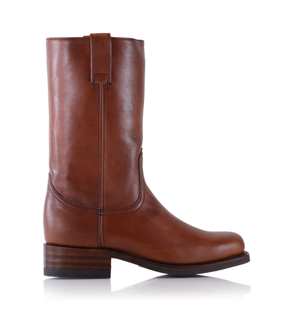 Achilles støvler, brun læder