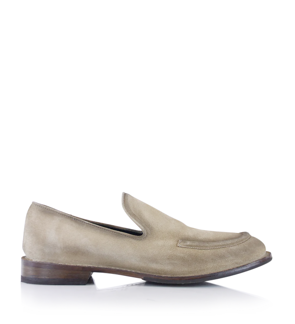Antonio loafers, beige ruskind