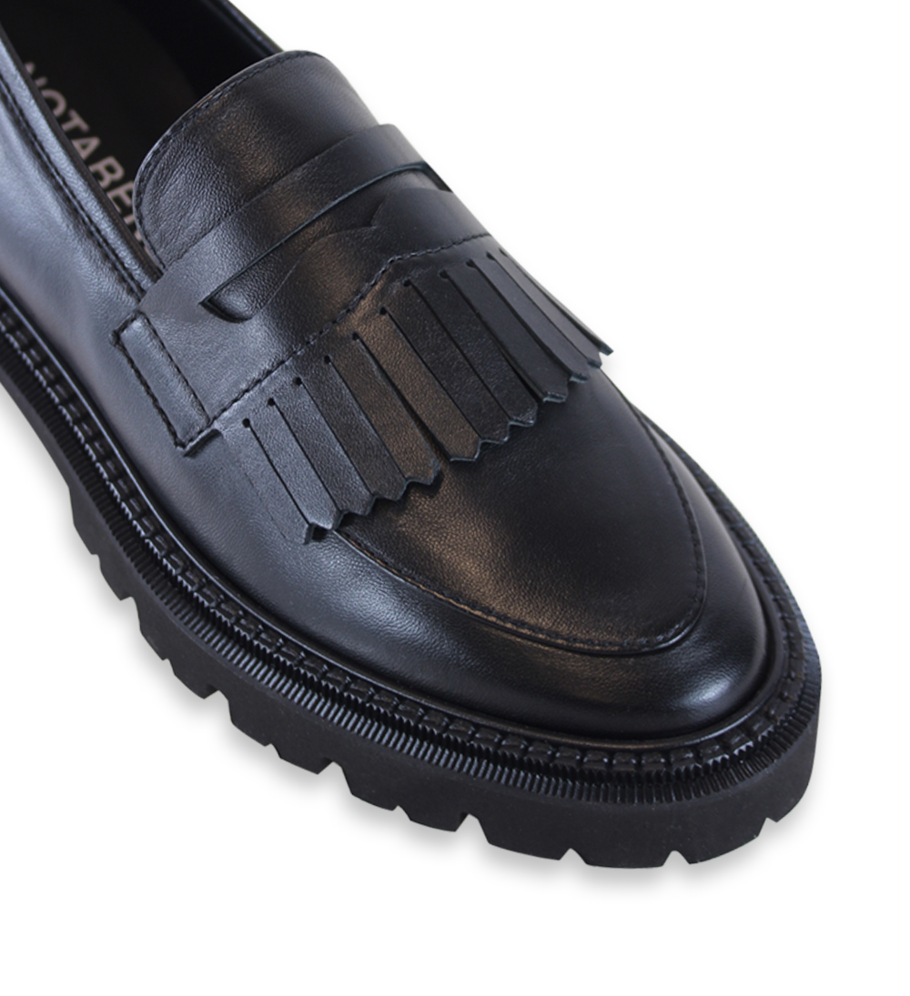 Tereza loafers, sort læder