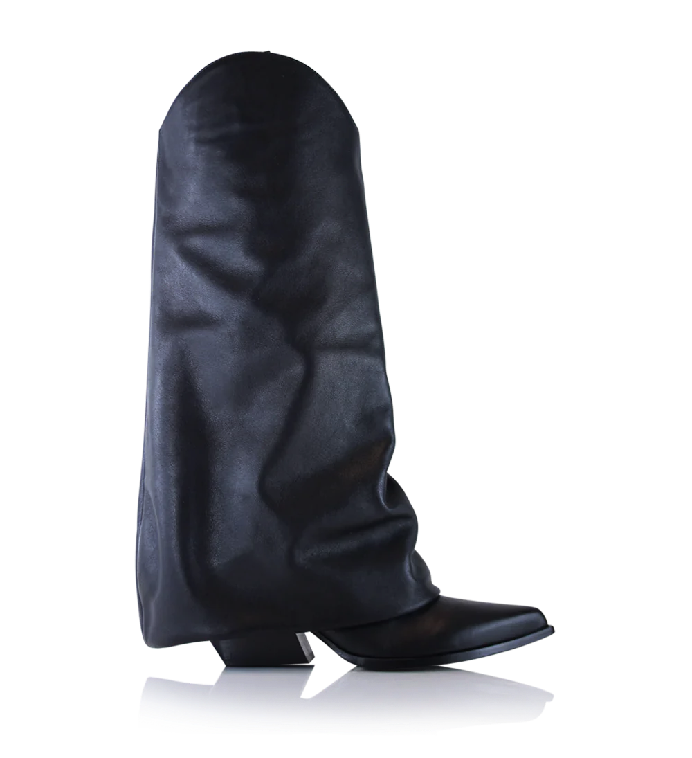 Zoé boots, black leather