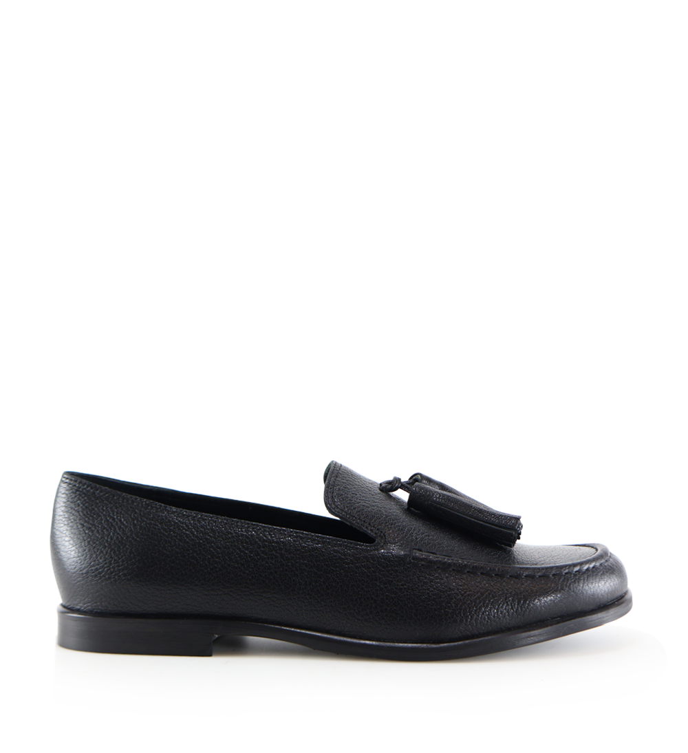 Selva loafers, sort læder