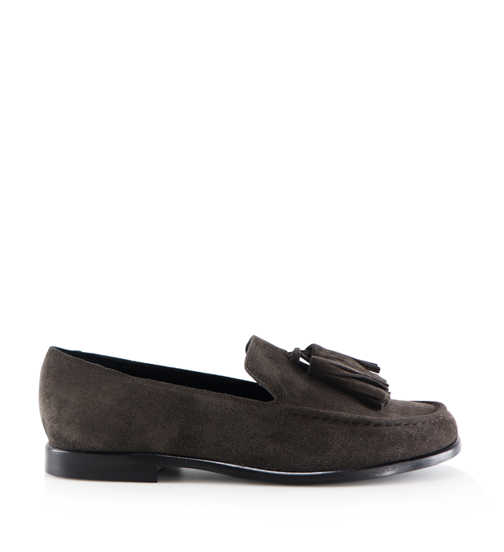 Selva loafers, brun ruskind
