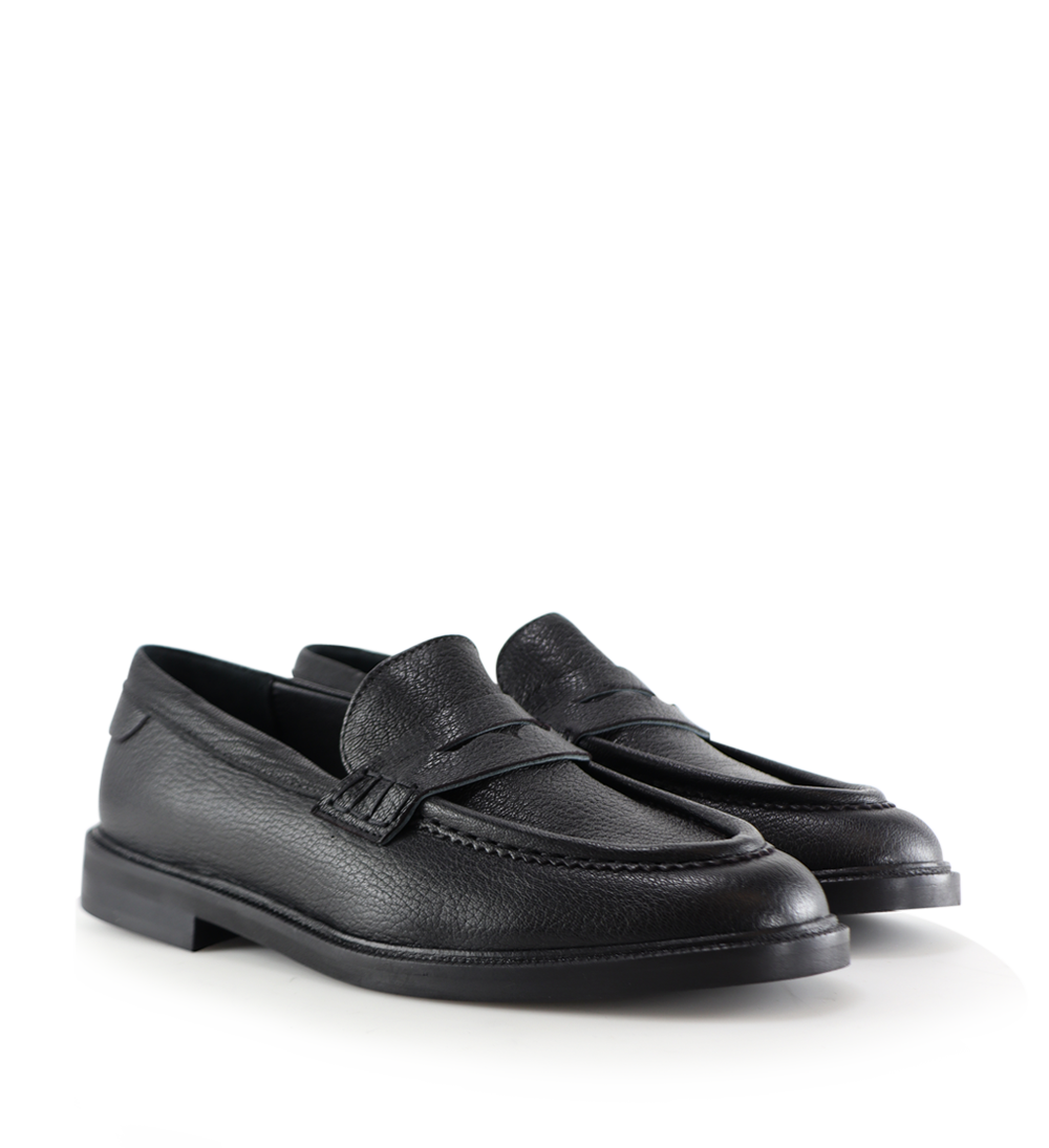 Siena loafers, sort læder