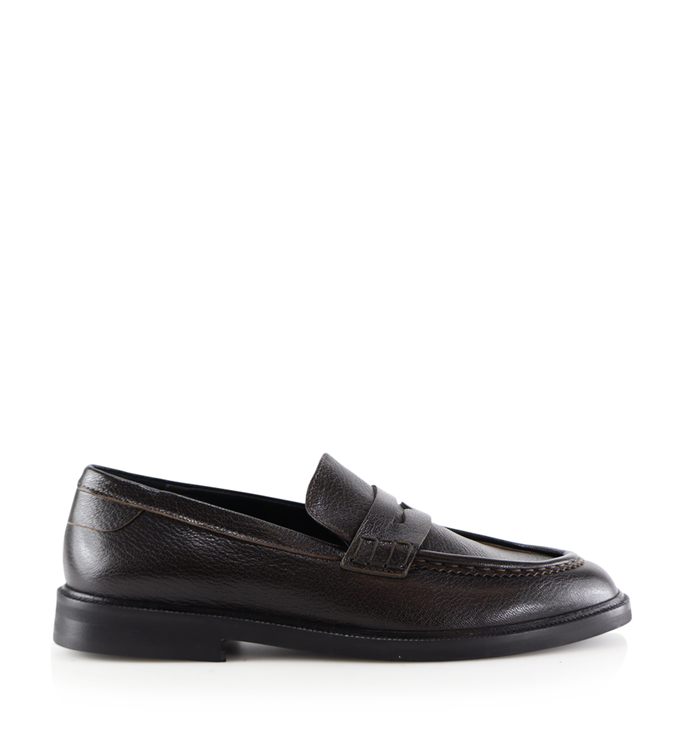 Siena loafers, mørkebrun læder