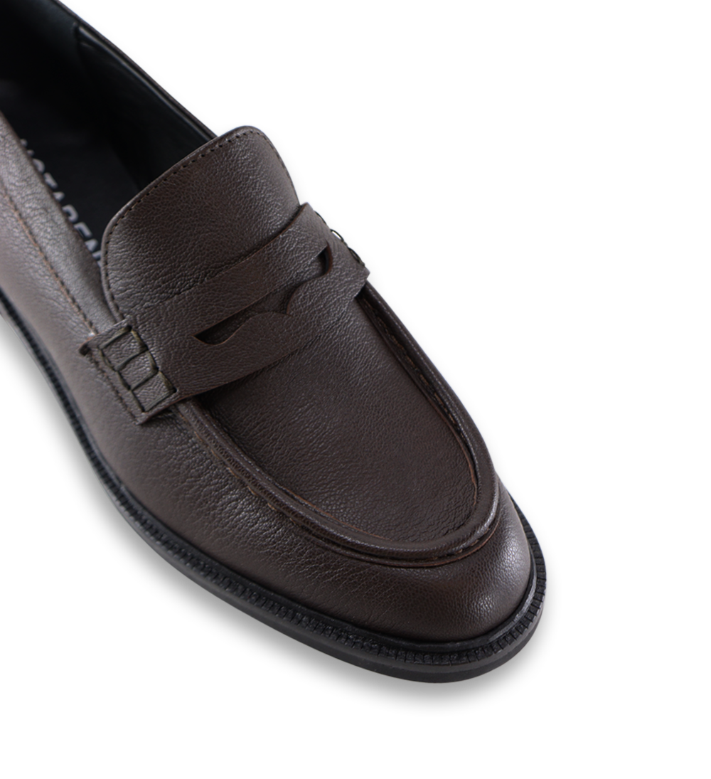Siena loafers, espresso brown leather
