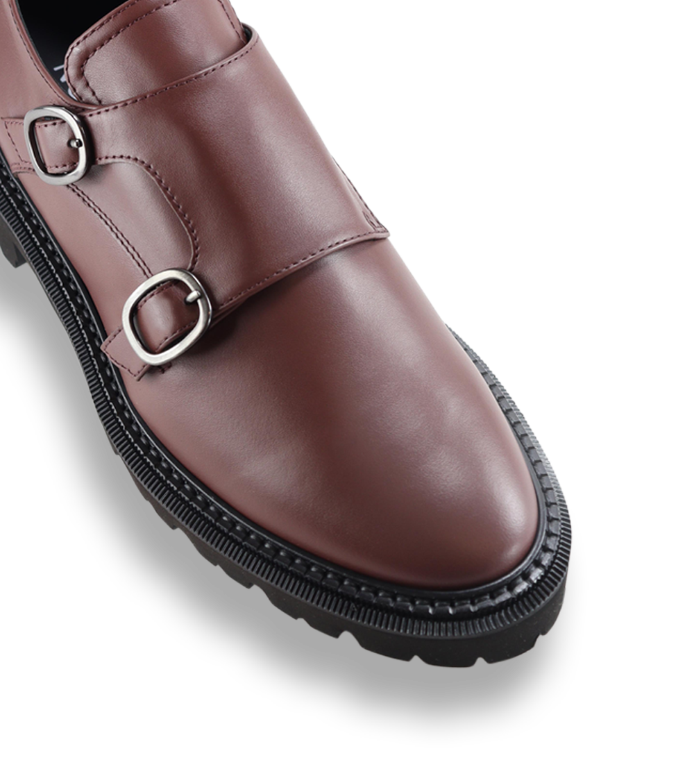 Tanya loafers, chestnut Leather