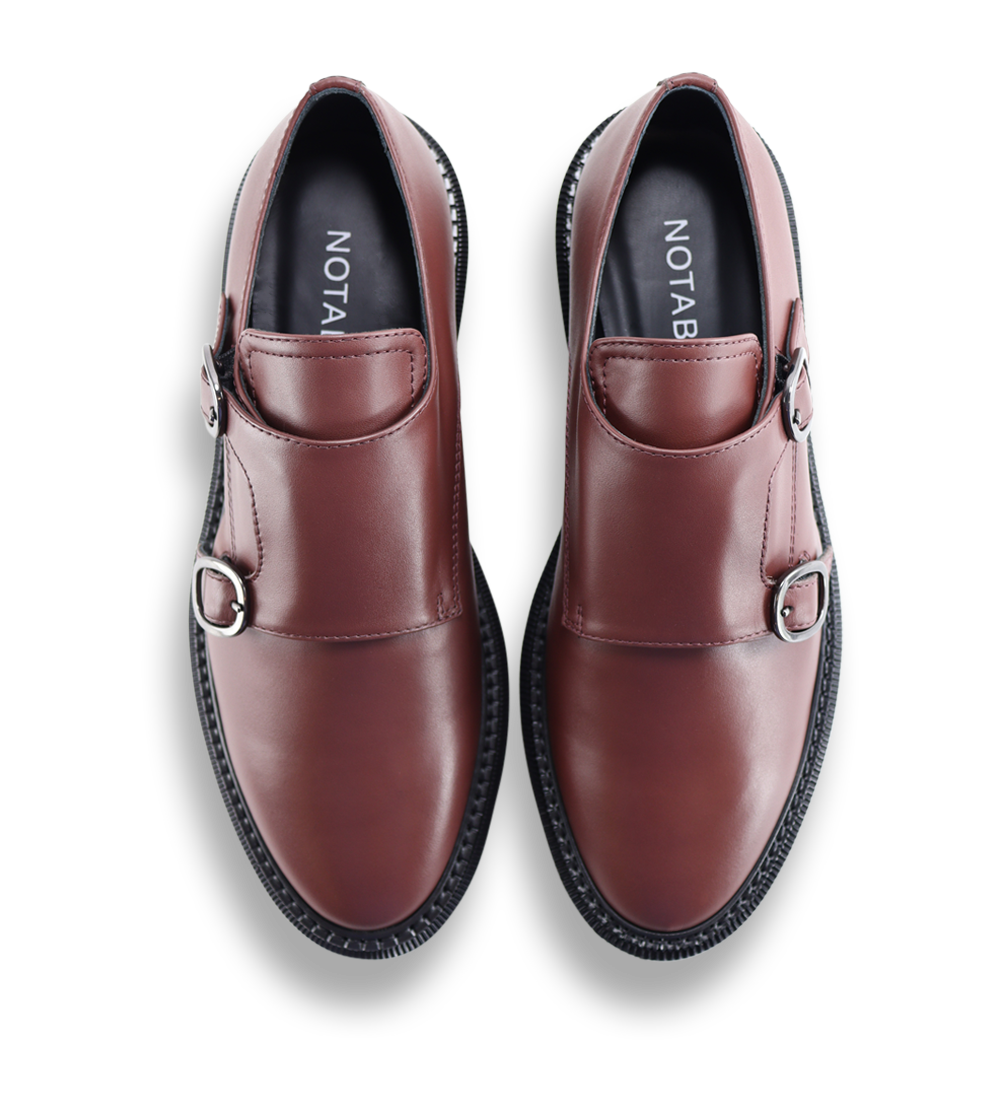Tanya loafers, chestnut Leather