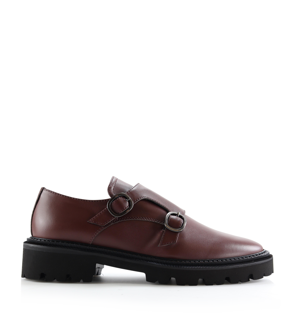 Tanya loafers, chestnut Leather