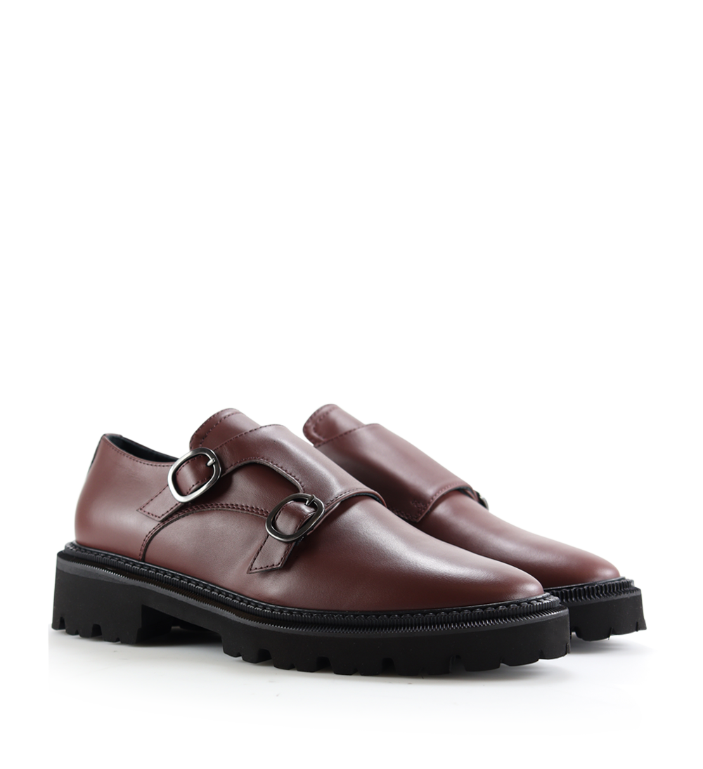 Tanya loafers, chestnut Leather