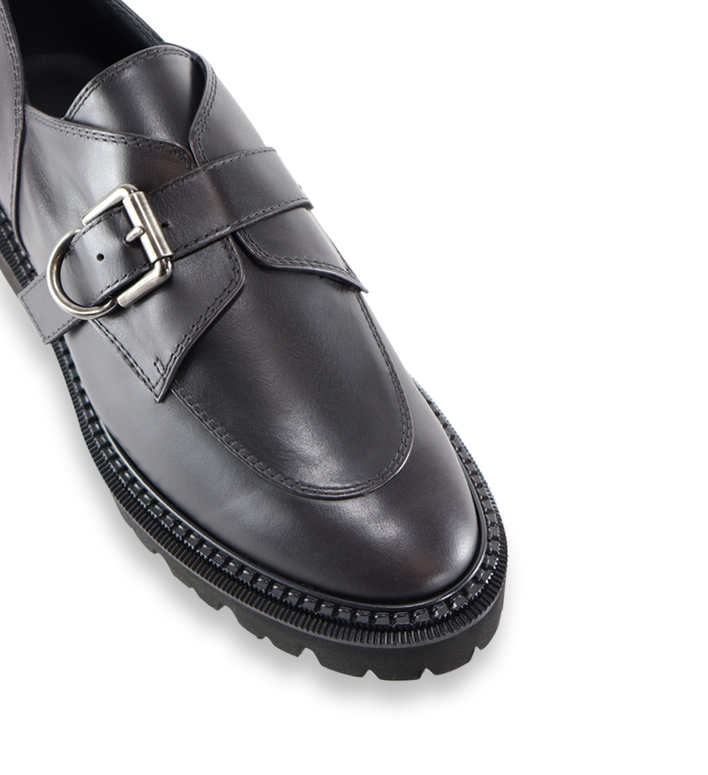 Tecla loafers, mørkebrun læder