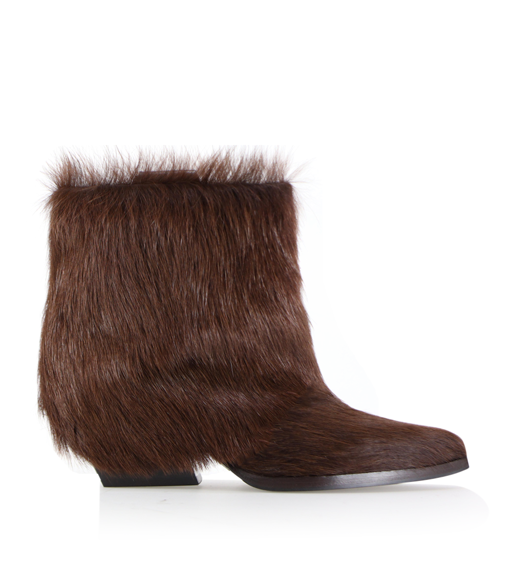 Zorro ko 60 støvler, brun ko pels