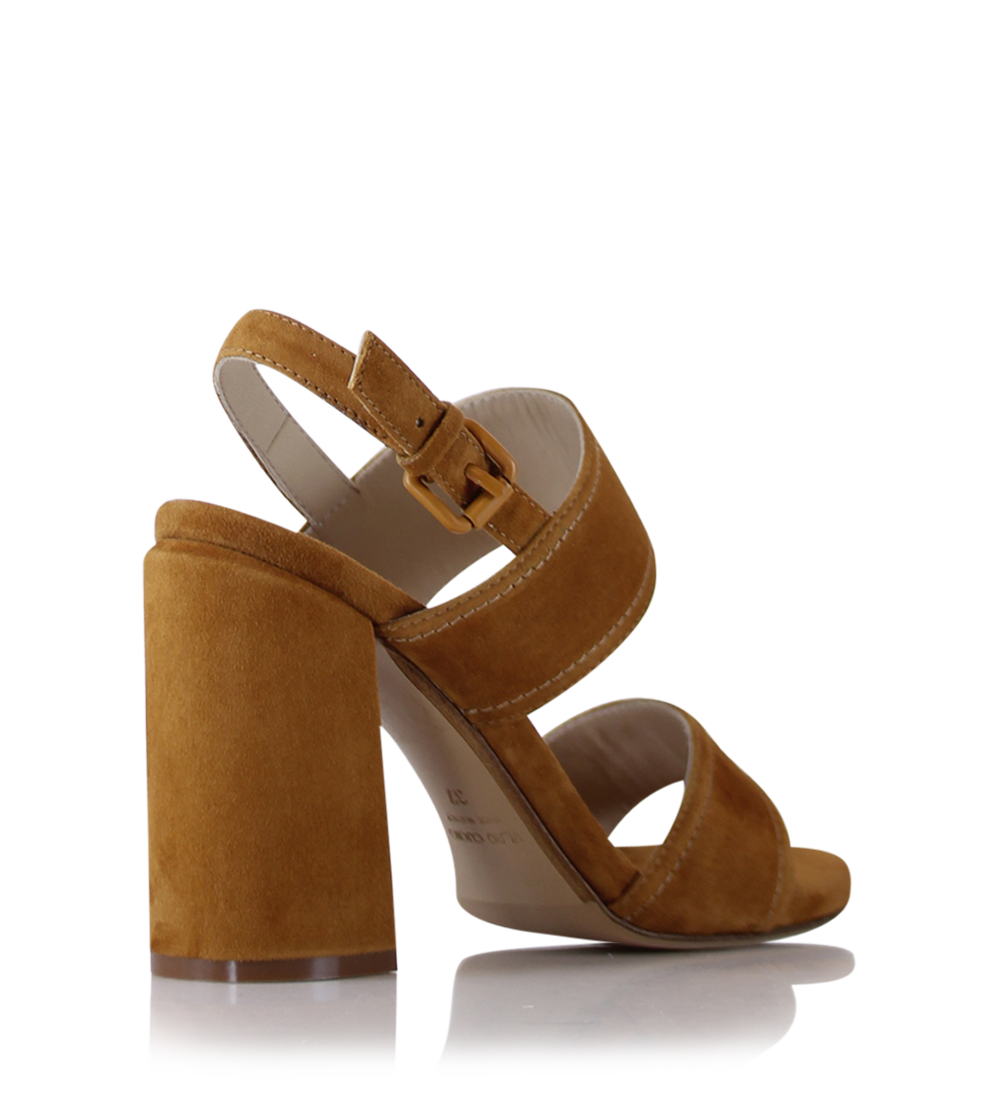 Agnesca 90 sandals, brown suede