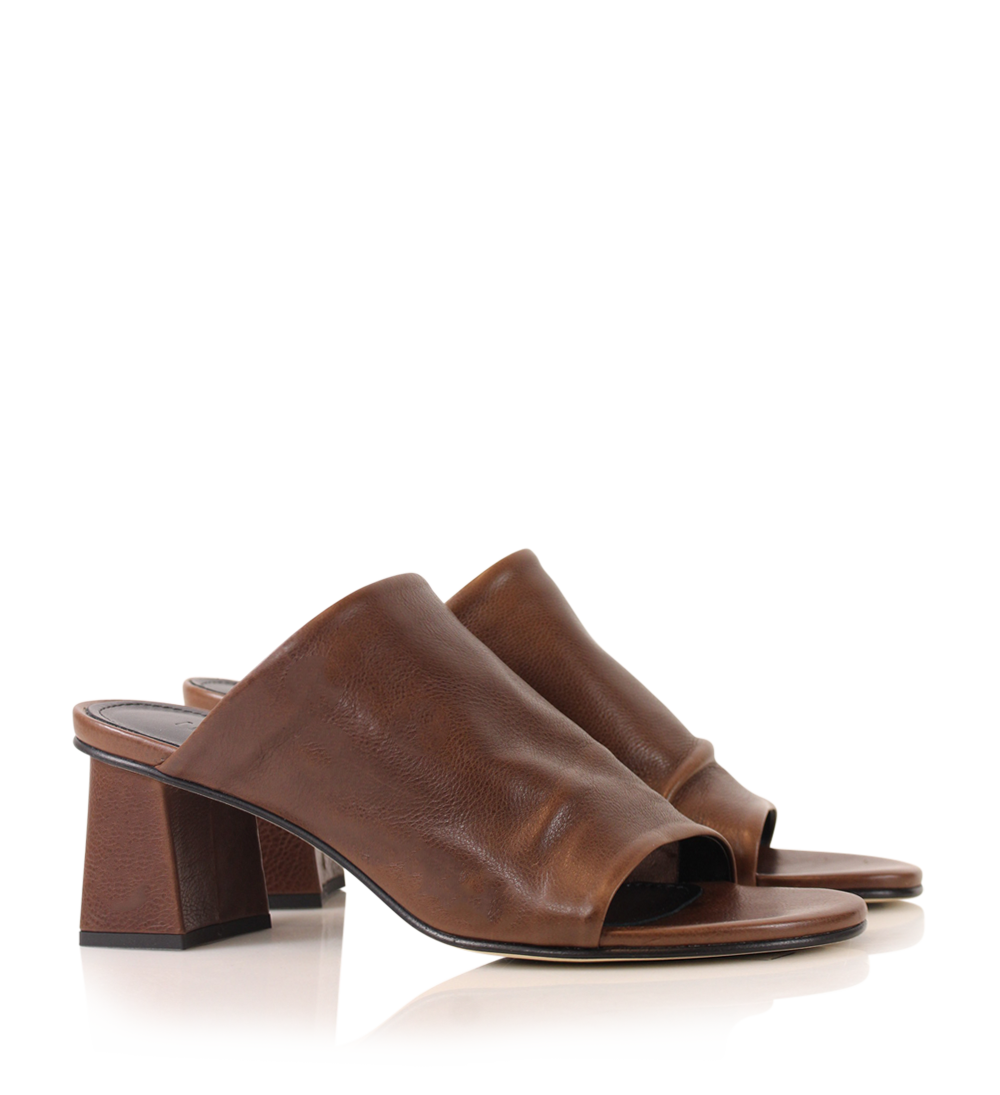 Alessandra II sandaler, brun læder