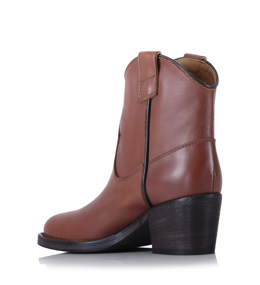 Anna 50 støvler, brun læder