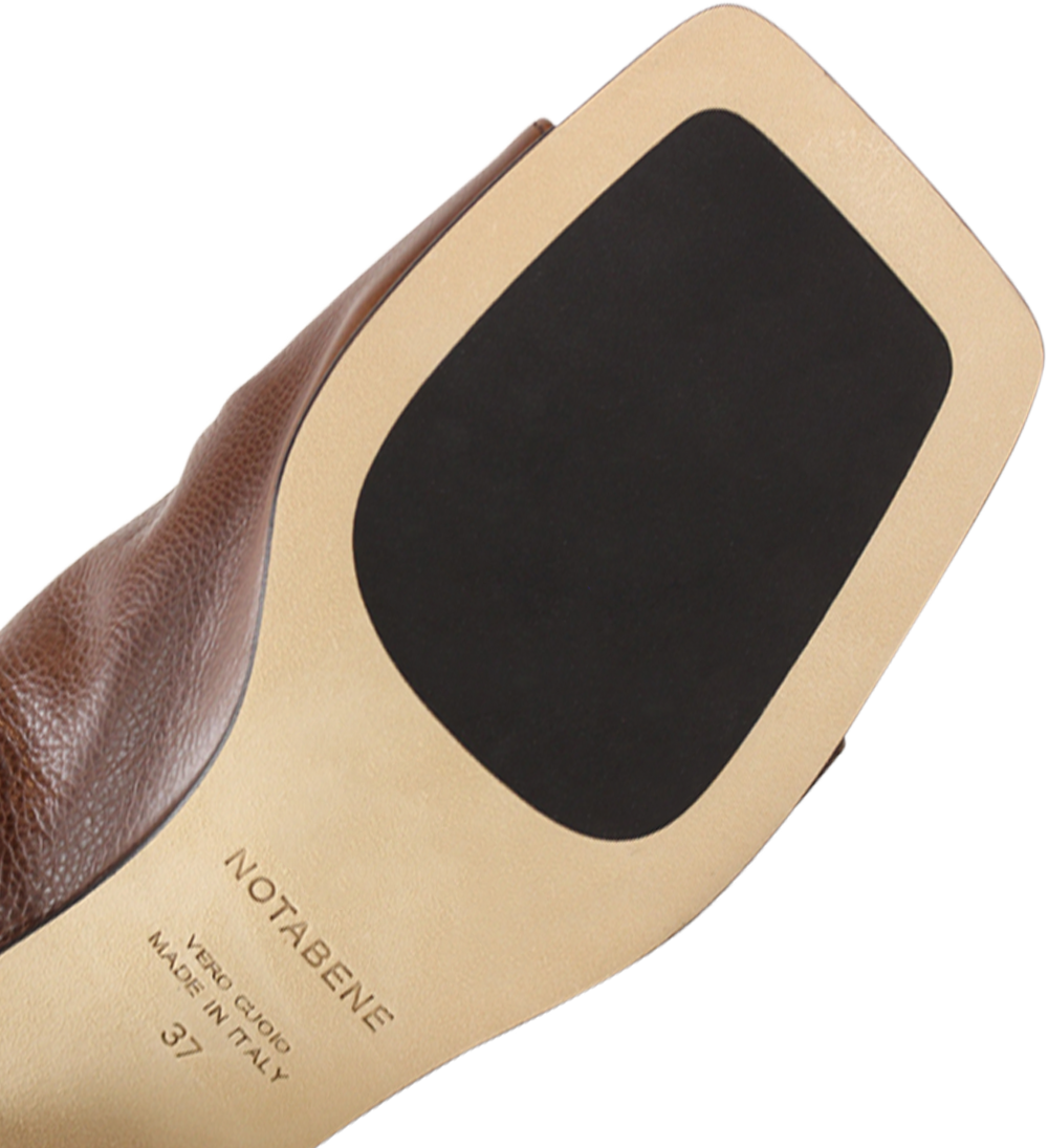 Ariana II sandaler, brun læder