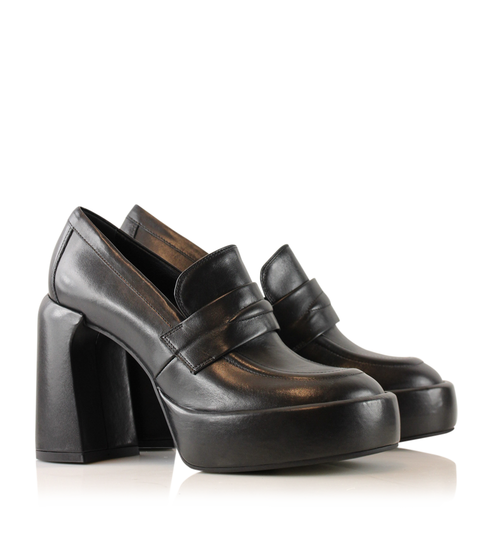 Brady 105 pumps, Sort Læder