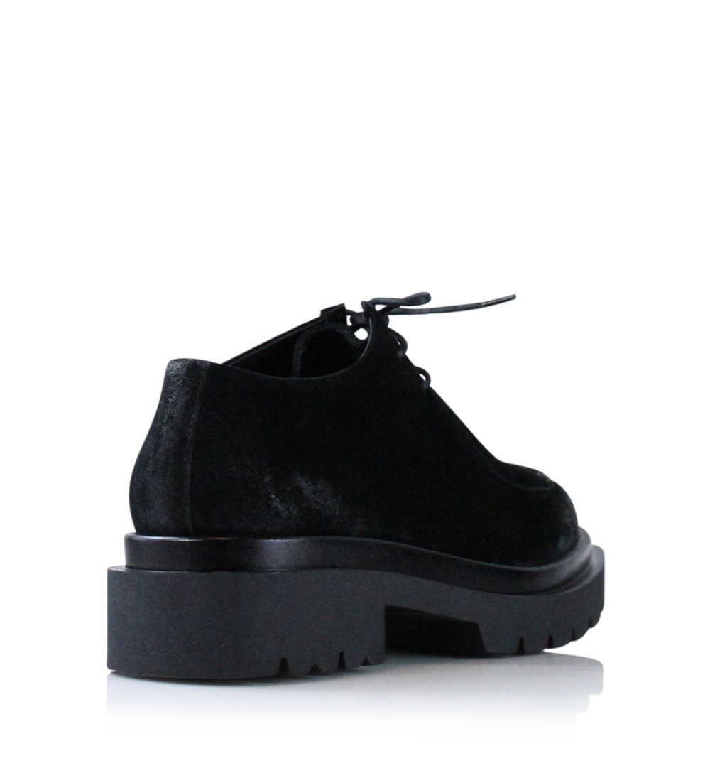 Cilia loafers, sort ruskind