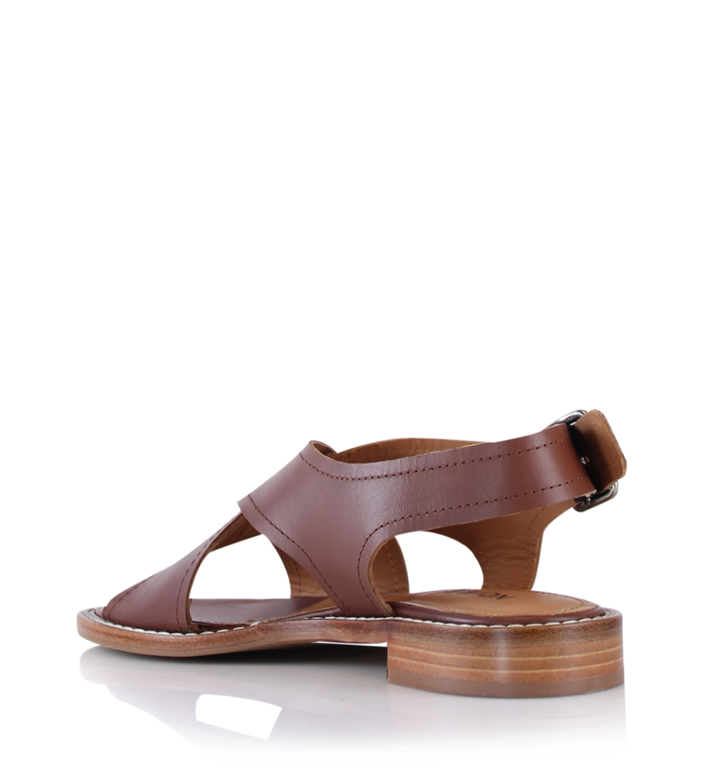 CINDY III sandaler, brun læder