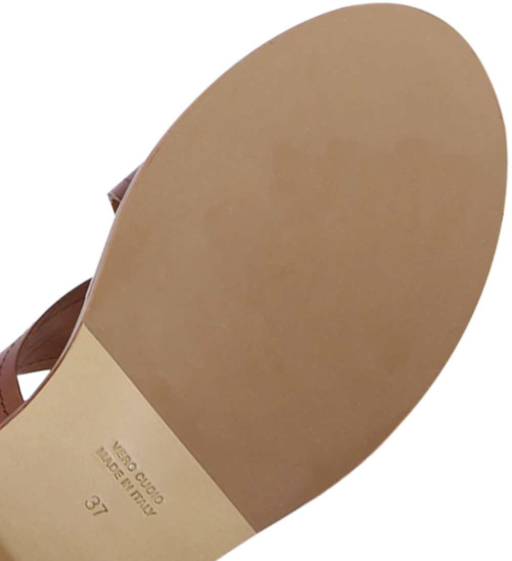 CINDY III sandaler, brun læder