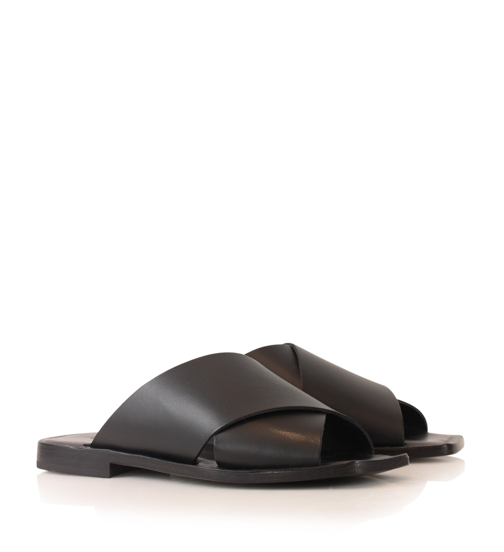 Clara sandaler, sort læder