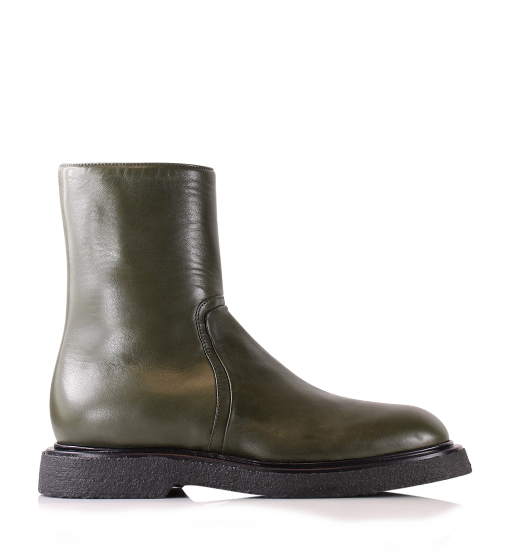 Edith støvler, olive læder