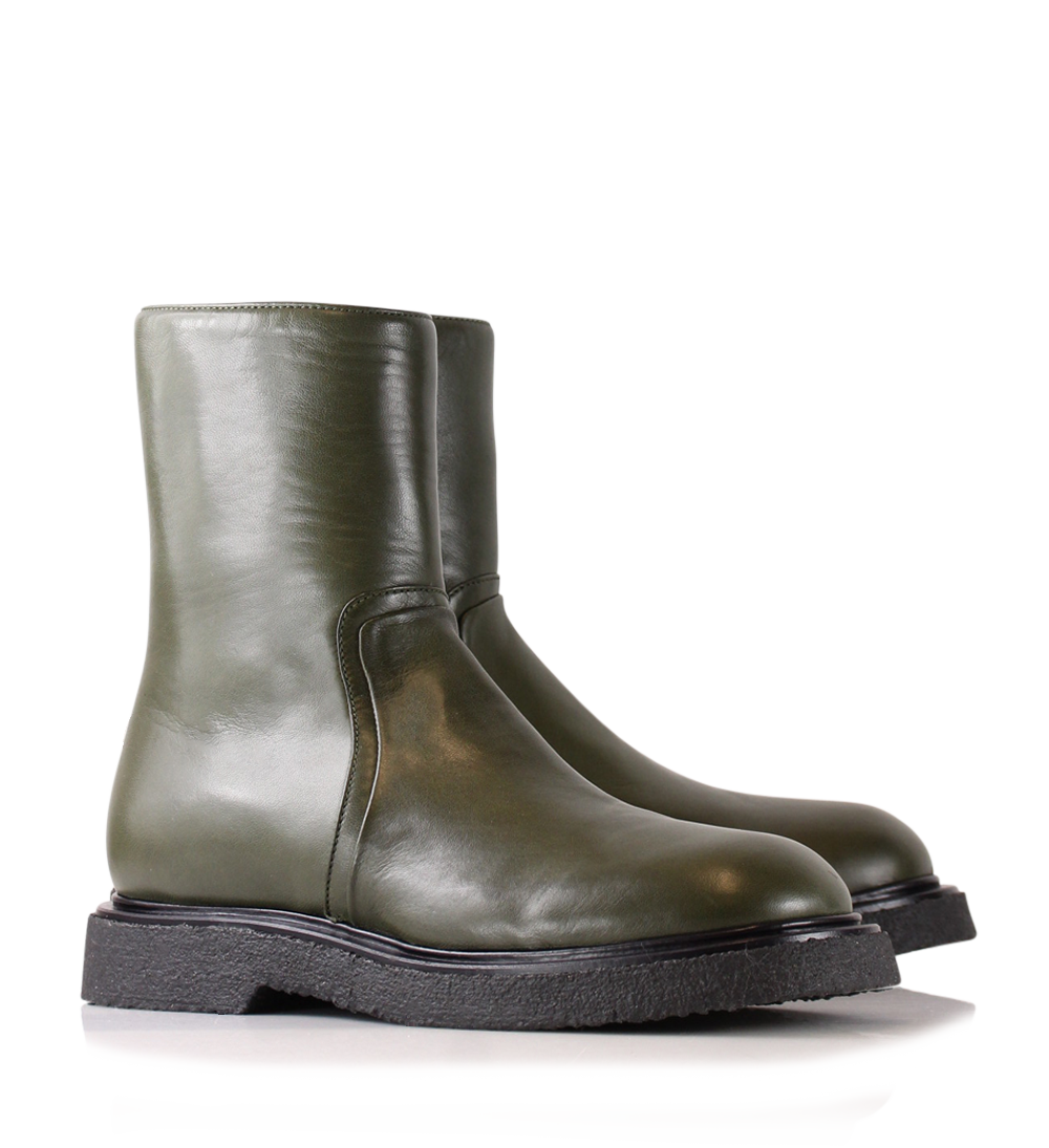 Edith støvler, olive læder