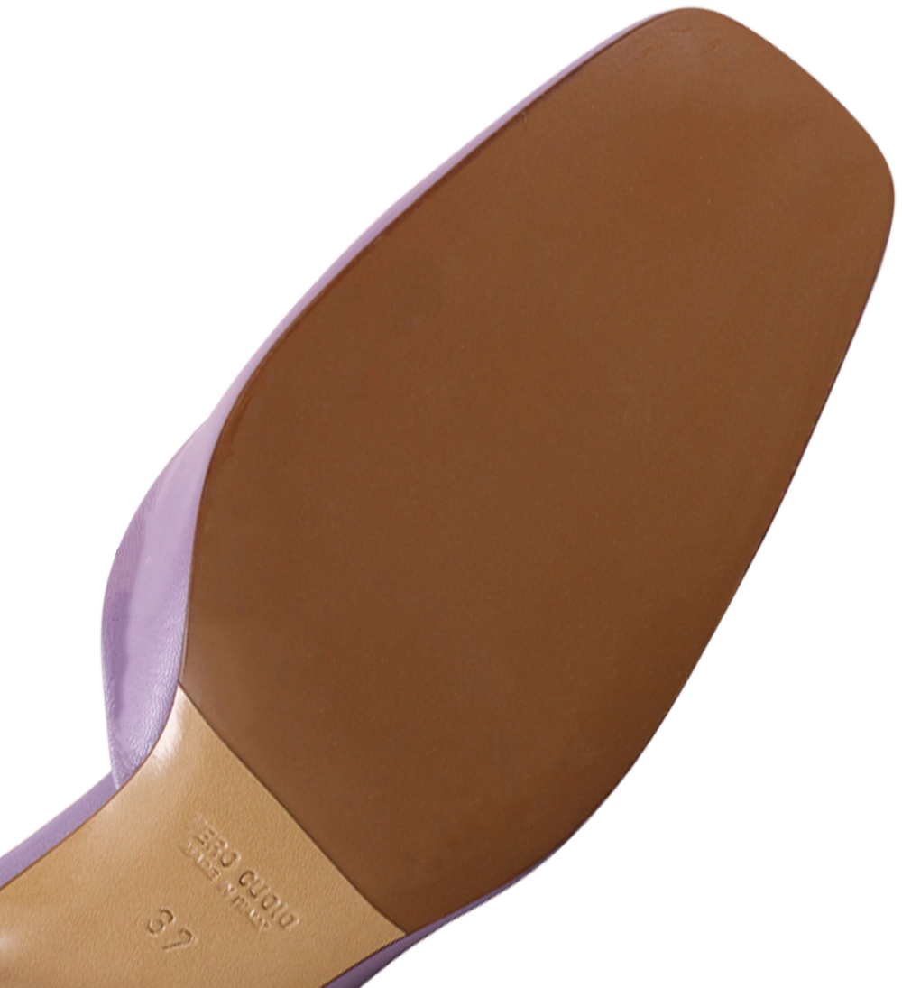 Ellen 55 pumps, lilac læder