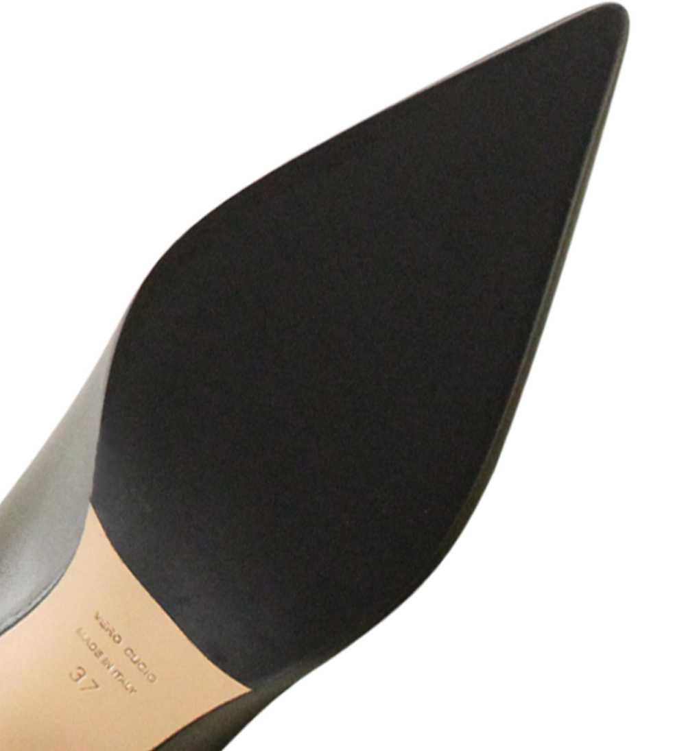 Emily 70 stilettos, olive leather