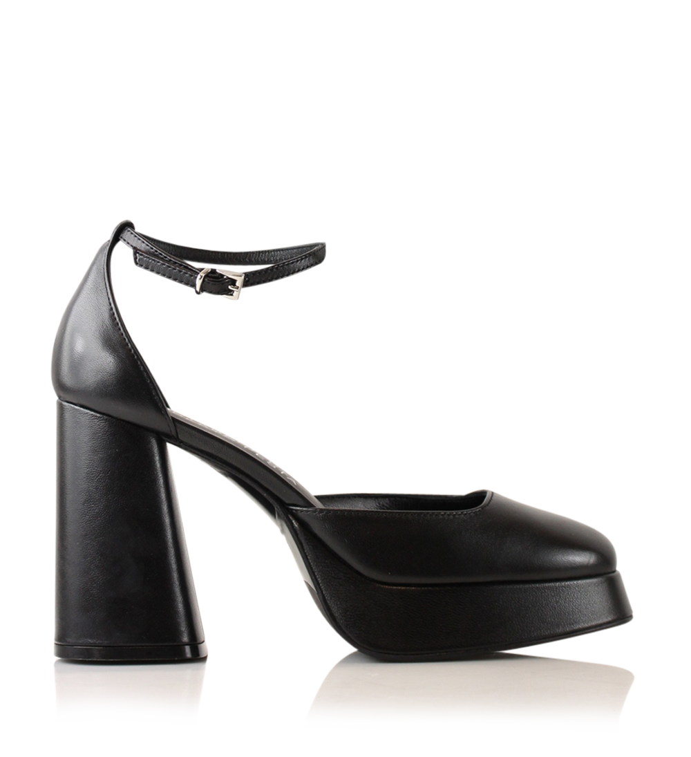 hedi 100 pumps, sort læder