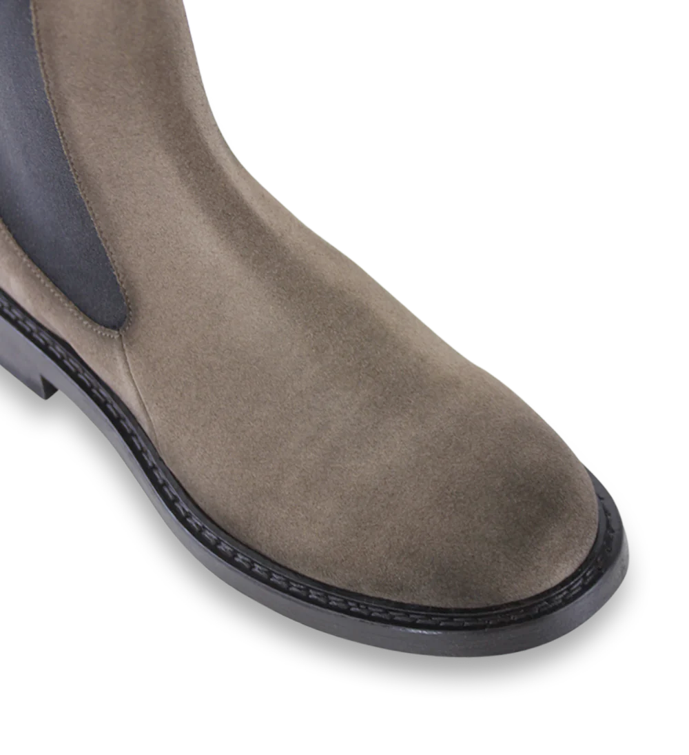Manuel chelsea boots, camel suede