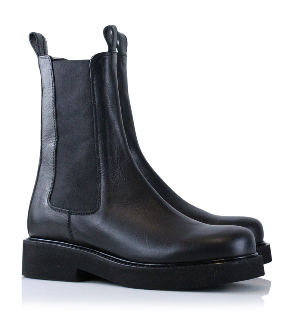 Nadia chelsea boots, black leather