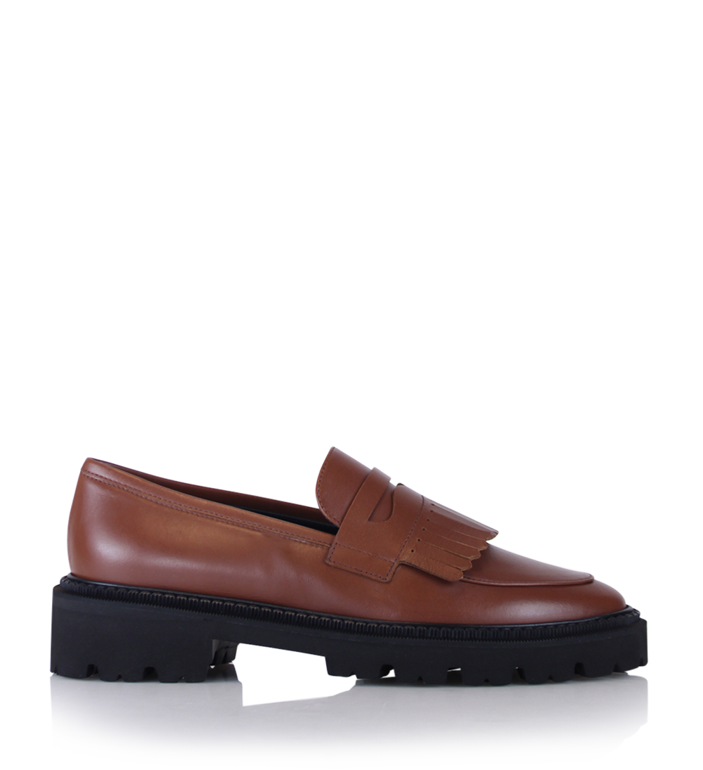 Tereza loafers, brun læder