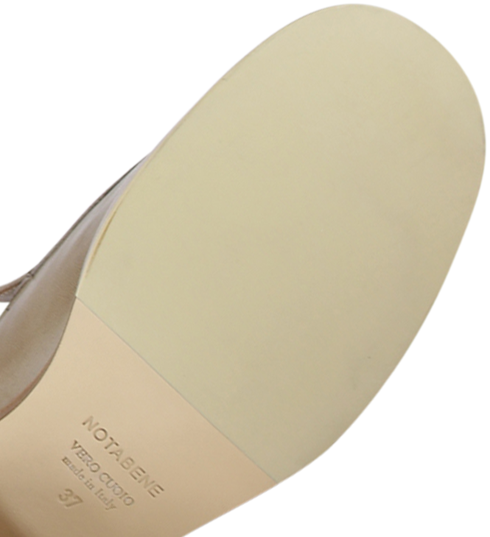 Vera loafers, nude læder