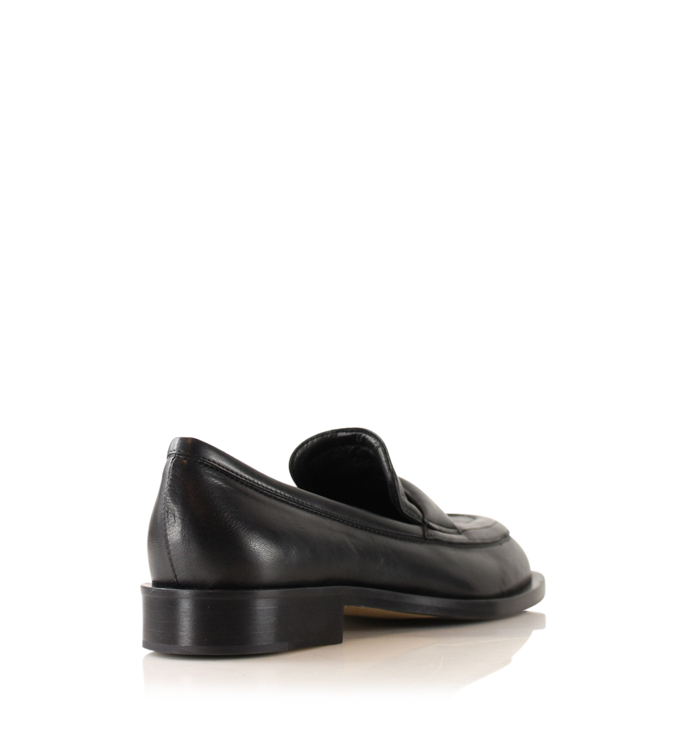 Vidar loafers, sort læder