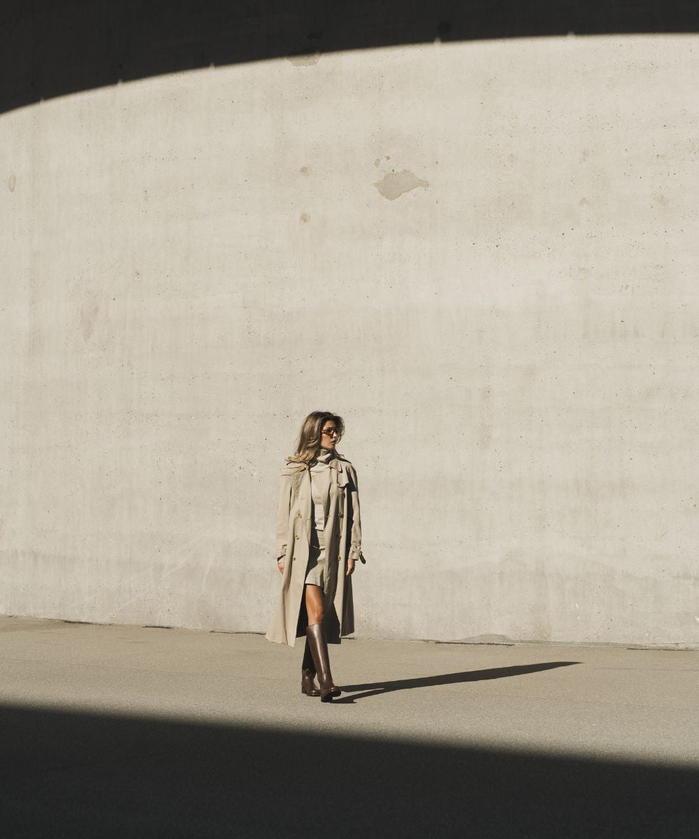 Achilla støvler, mørkebrun læder