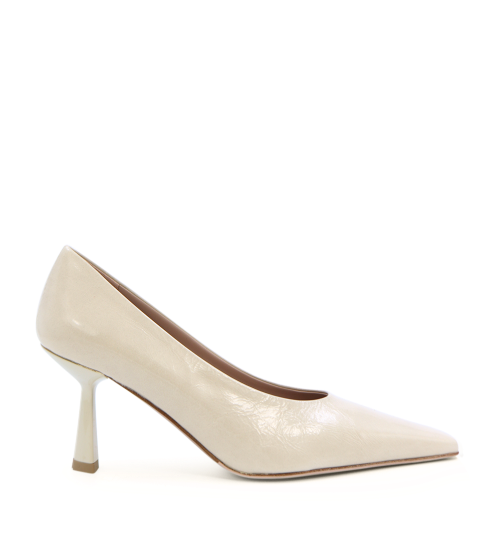 Emmy 70 stiletter, creme lak