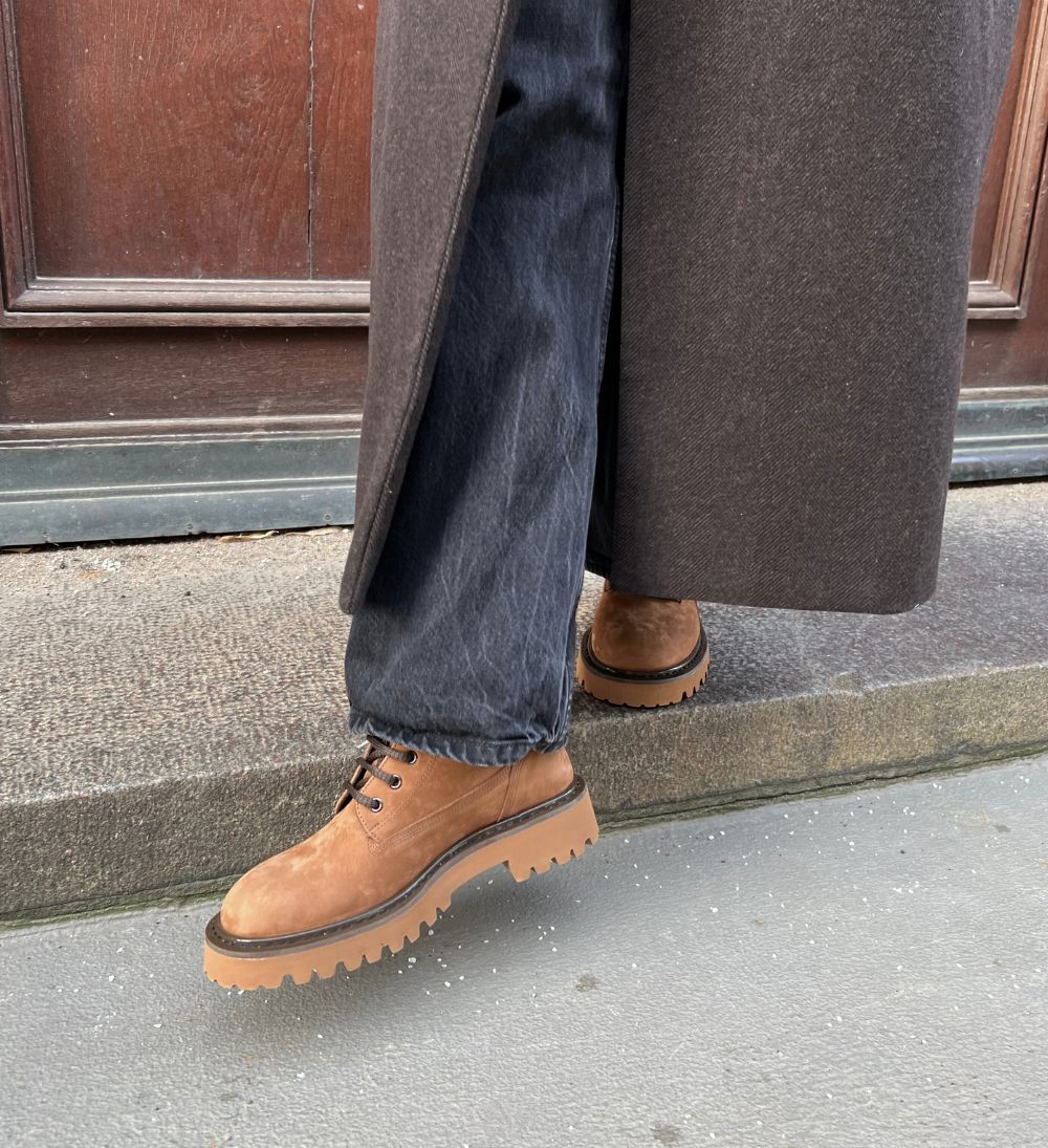 Nordhaven boots, brown nubuck