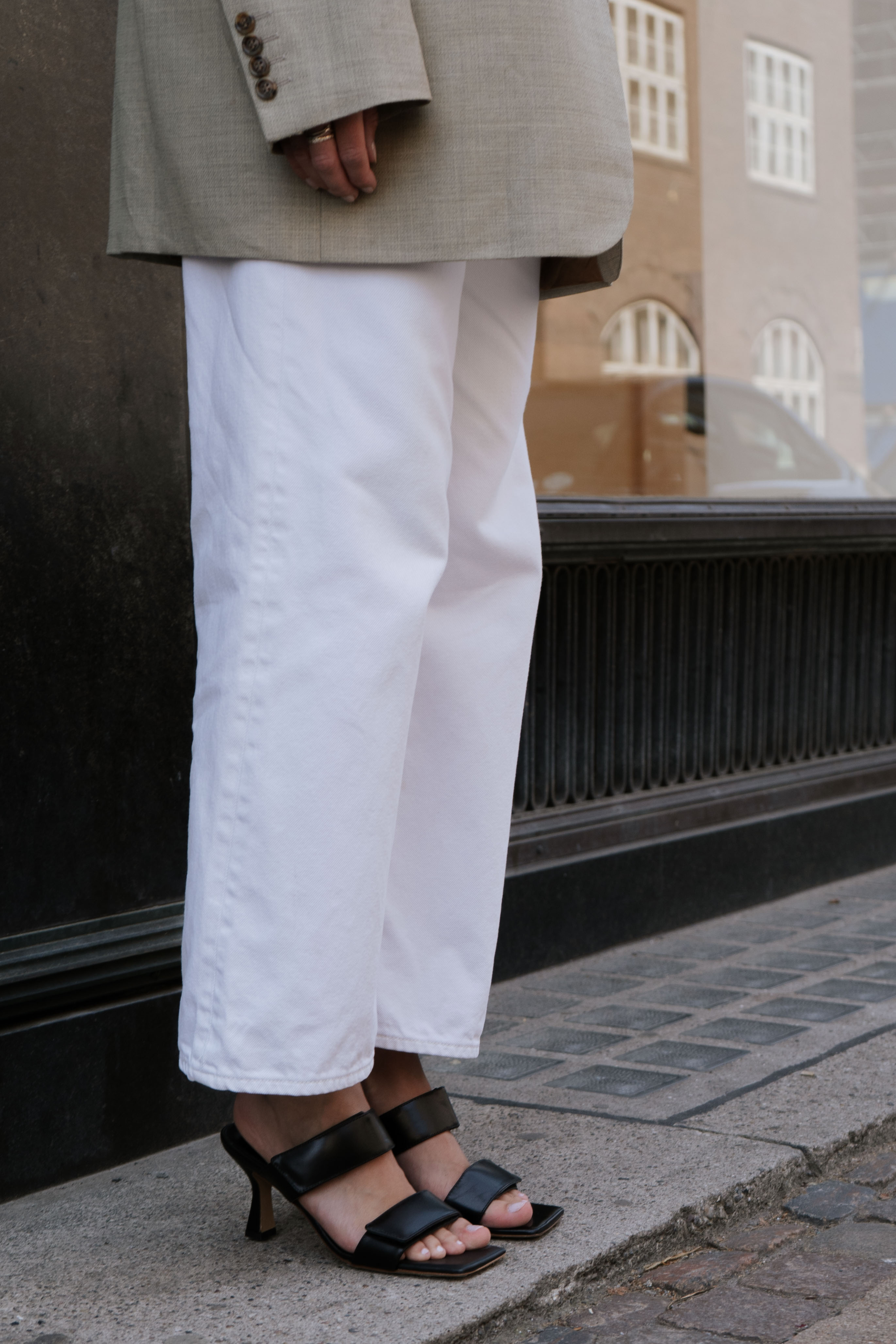 Ilina 70 sandaler, sort læder