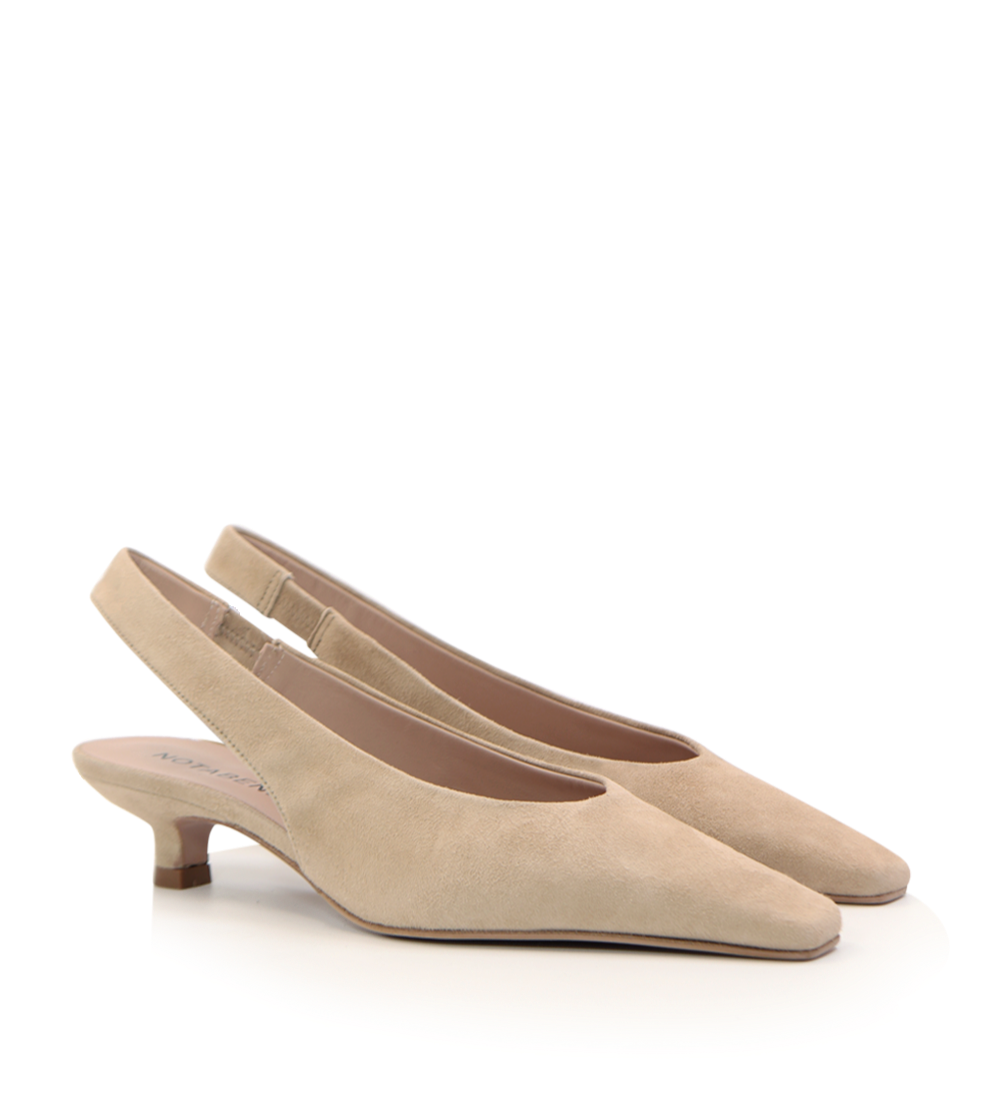 Eleonora 35 slingback stiletter, camel ruskind