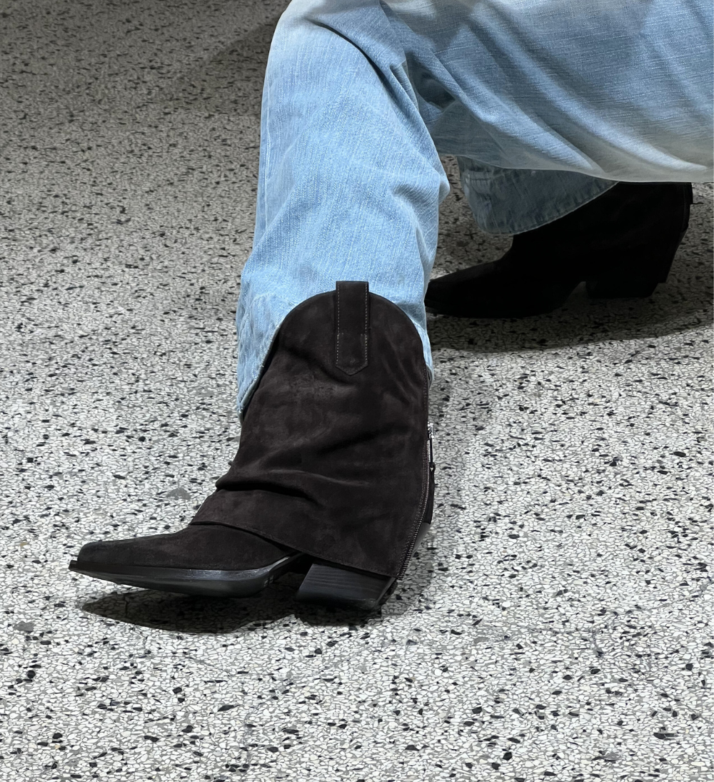 Zorro 60 støvler, mørkebrun ruskind