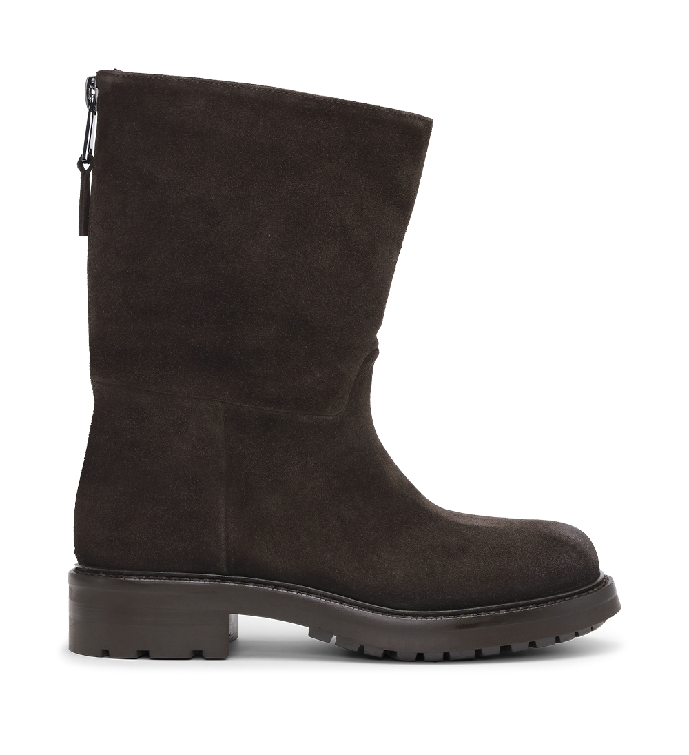 Alvyn boots, dark brown suede