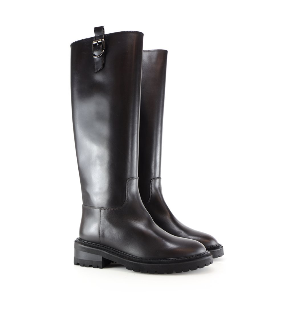 Andora støvler, sort læder