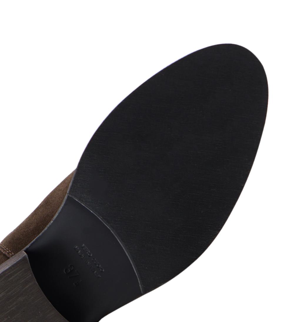 Annelisa støvler, mørkebrun ruskind