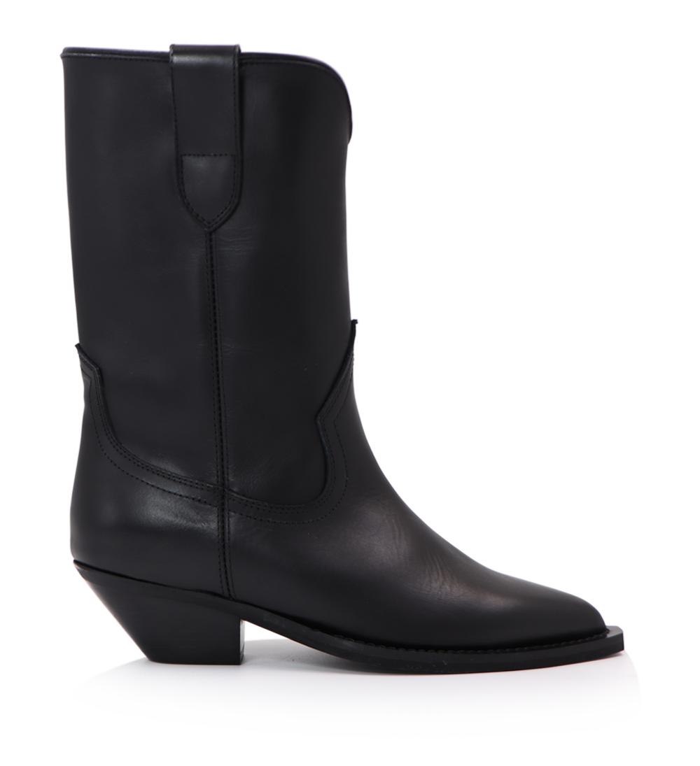 Arlette cowboy boots, black leather