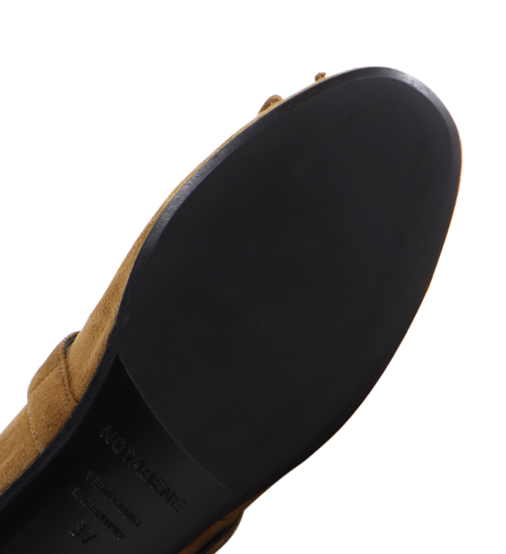 Béatrice ballerina, brun ruskind