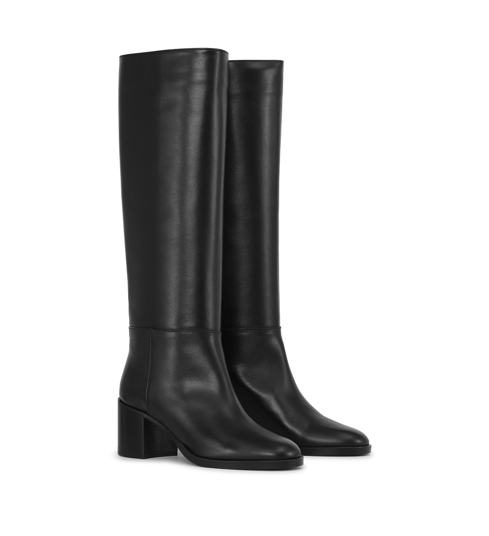 Celeste 60 boots, black leather