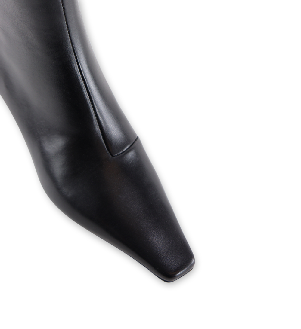 Elly 35 støvler, sort læder