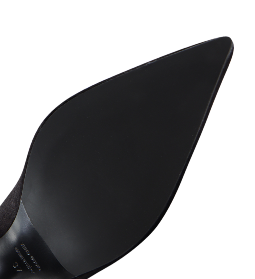 Emilia Low 70 slingback stiletter, mørkebrun kopels