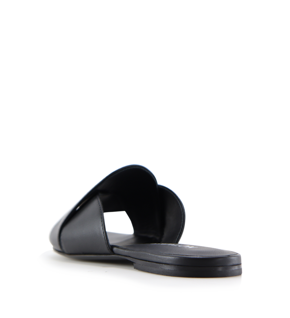 Fanny sandaler, sort læder